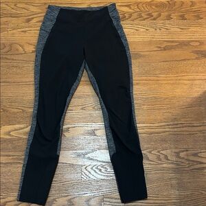 Athleta Tights Women’s 8 Black/Gray Highline Hybrid Ankle